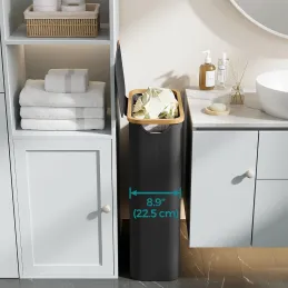 Košara za rublje SOFT 60L / Crna