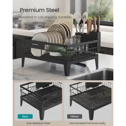 Ocjeđivač za suđe METAL-X / Crna