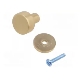 Ručka knopka RIOX / Brušeno zlatna