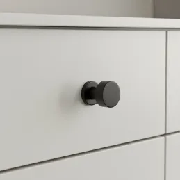 Ručka knopka RIOX / Crna mat