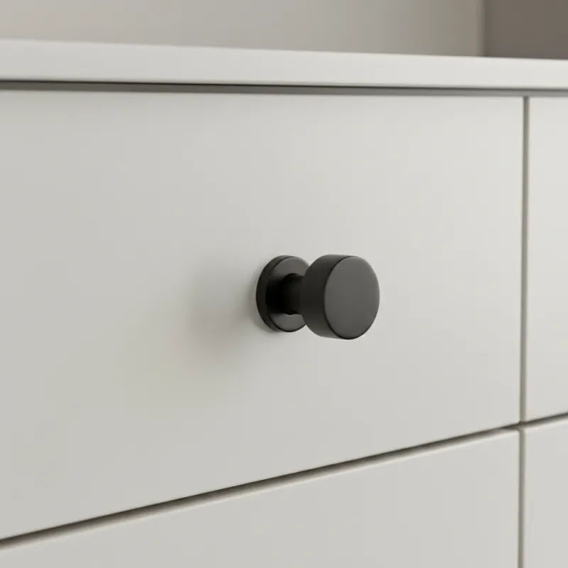 Ručka knopka RIOX / Crna mat