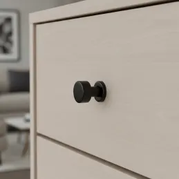 Ručka knopka RIOX / Crna mat