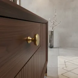 Ručka knopka IMPERIAL / Brušeno zlato