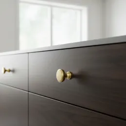 Ručka knopka IMPERIAL / Brušeno zlato