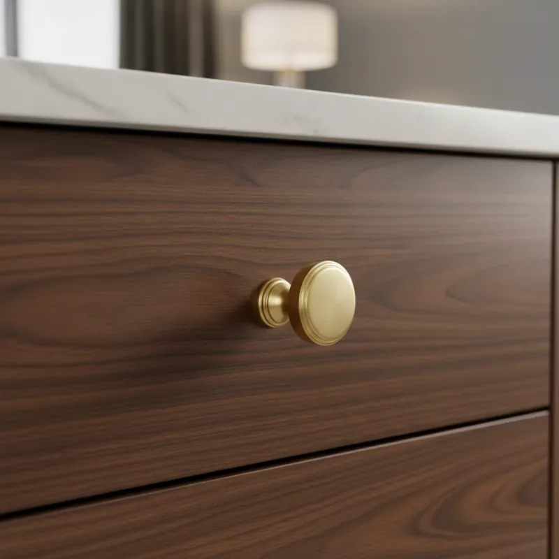 Ručka knopka IMPERIAL / Brušeno zlato