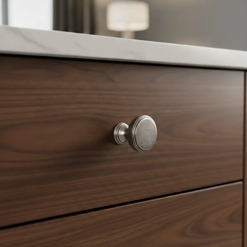 Ručka knopka IMPERIAL / Starosrebrna