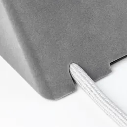 Interijer utičnica za stol VISION SCHUKO 2x230V + 2xUSB punjenje / Siva