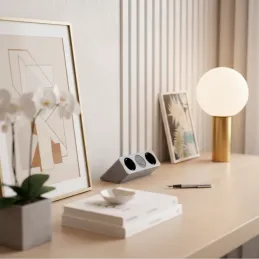 Interijer utičnica za stol VISION SCHUKO 2x230V + 2xUSB punjenje / Siva