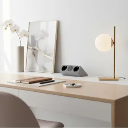 Interijer utičnica za stol VISION SCHUKO 2x230V + 2xUSB punjenje / Siva