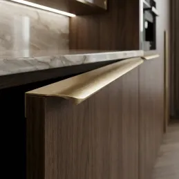 Ručka za rub vrata AVANTI / Brušeni mesing