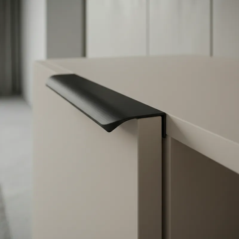 Ručka za rub vrata AVANTI / Crna mat