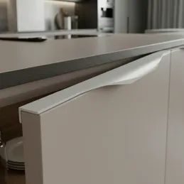 Ručka za rub vrata VULCANO / Bijela Mat