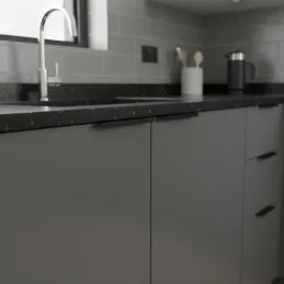 Ručka za rub vrata PADOVA / Crna mat