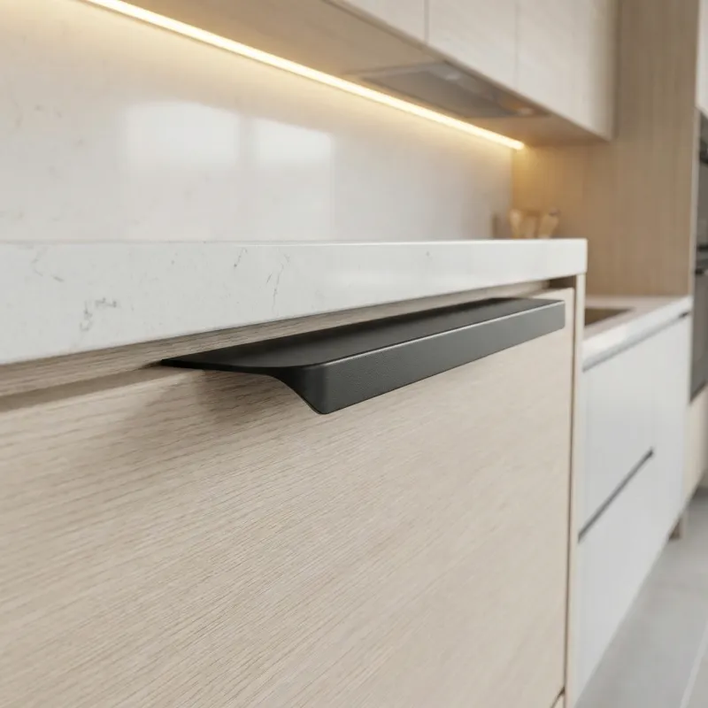 Ručka za rub vrata PADOVA / Crna mat