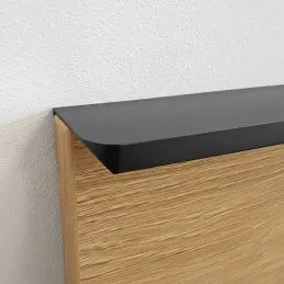 Ručka za rub vrata PADOVA / Crna mat