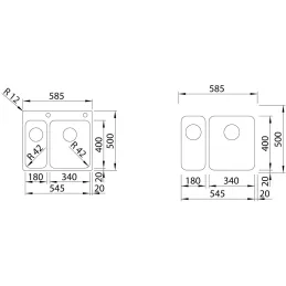 Nerđajući sudoper Blanco SOLIS 500-IF/A / PushControl