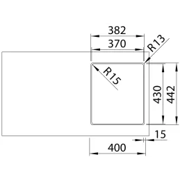 Nerđajući sudoper Blanco SOLIS 340-IF