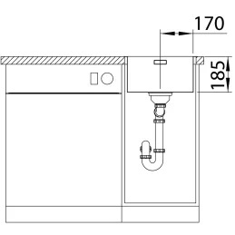 Nerđajući sudoper Blanco SOLIS 340-IF