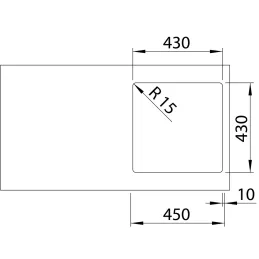 Nerđajući sudoper Blanco SOLIS 400-IF