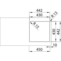 Nerđajući sudoper Blanco SOLIS 400-IF