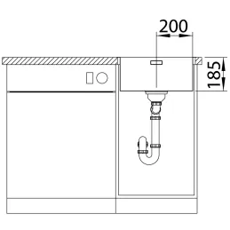 Nerđajući sudoper Blanco SOLIS 400-IF