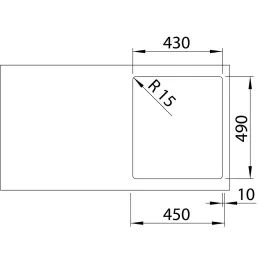 Nerđajući sudoper Blanco SUPRA 500-IF/A