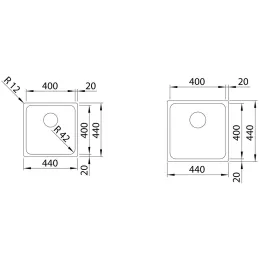 Nerezni sudoper Blanco SOLIS 340-U