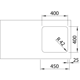 Nerezni sudoper Blanco SOLIS 340-U