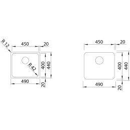 Nerđajući sudoper Blanco SOLIS 400-U