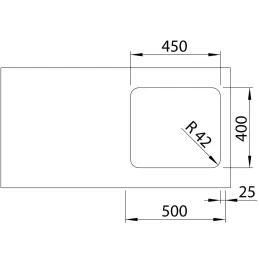 Nerđajući sudoper Blanco SOLIS 400-U