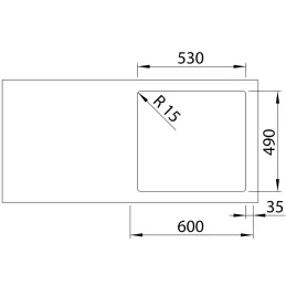 Nerezni sudoper Blanco SOLIS 400-IF/A / PushControl