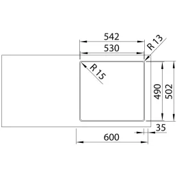 Nerezni sudoper Blanco SOLIS 400-IF/A / PushControl