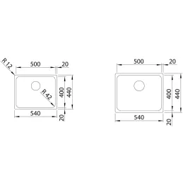 Nerđajući sudoper Blanco SOLIS 450-U