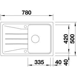 Kamen sudoper Blanco ZIA 8 S