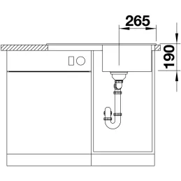 Kamen sudoper Blanco ZIA 8 S