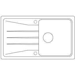 Kameninjski sudoper Blanco SONA 45 S