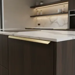 Ručka za rub vrata MAURA / Brušeno zlatna