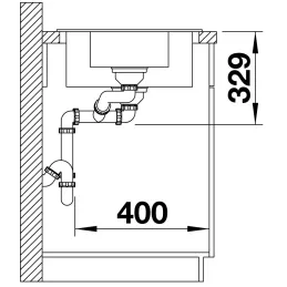 Kamenirani sudoper Blanco SONA 6 S / Siva vulkan