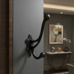 Rustikalna vješalica WOLFGANG / Crna mat