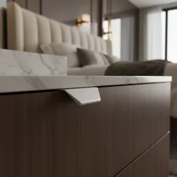 Ručkica za rub vrata MAURA / Bijela mat