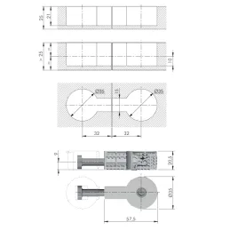 Kovani za spajanje radnih ploča Quick