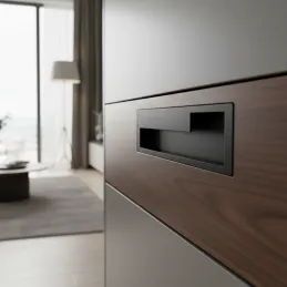 Ugradbena ručka DIESEL / Crna mat