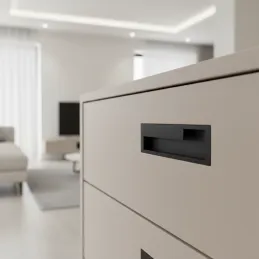 Ugradbena ručka DIESEL / Crna mat