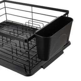 Odkapnica za posuđe ANARO / Crna mat