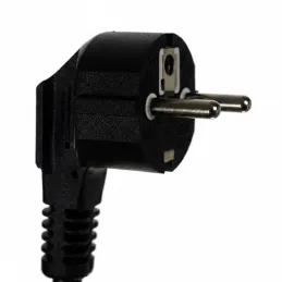 Utična električna utičnica na izvlačenje MODERO SCHUKO 2x230V + USB punjenje / Crna mat