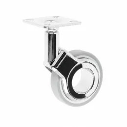 Namještajni kotačić bez kočnice NOVA / Krom - siva