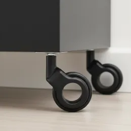 Namještajski kotačić bez kočnice NOVA UNO / Crna