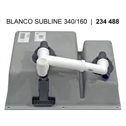 Kameninški sudoper Blanco SUBLINE 340 / 160 U / lijevi