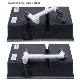 Kameninški sudoper Blanco SUBLINE 340 / 160 U / desni