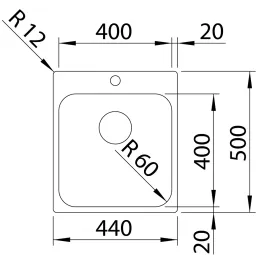Nerezni sudoper Blanco SUPRA 400-IF/A